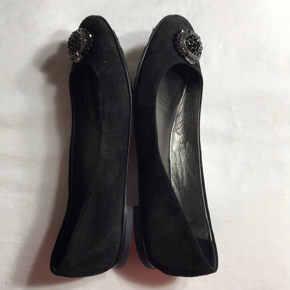 Giuseppe Zanotti Flats - Black Suede, Size 10 US, with Dust Jacket - Picture 4 of 8
